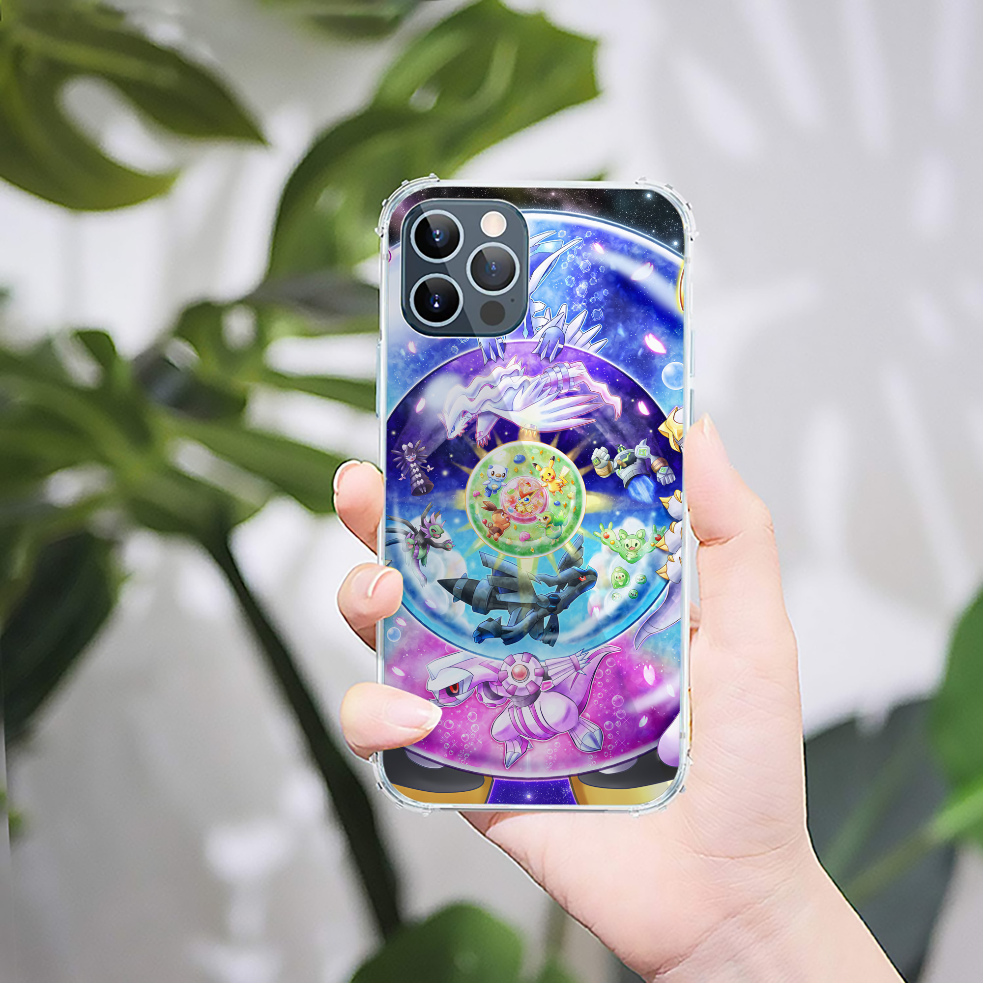 （画像用） ポケットモンスター Pokémon 【iPhone 12シリーズ対応】透明スマホケース（クリアソフトケース）